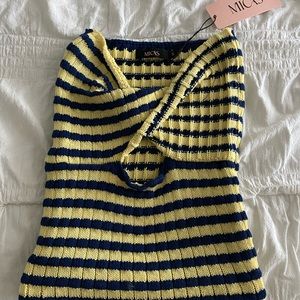 COPY - Twisted front knitted top